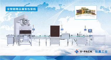 Full automatic filling and packaing line for zip-top can packaging